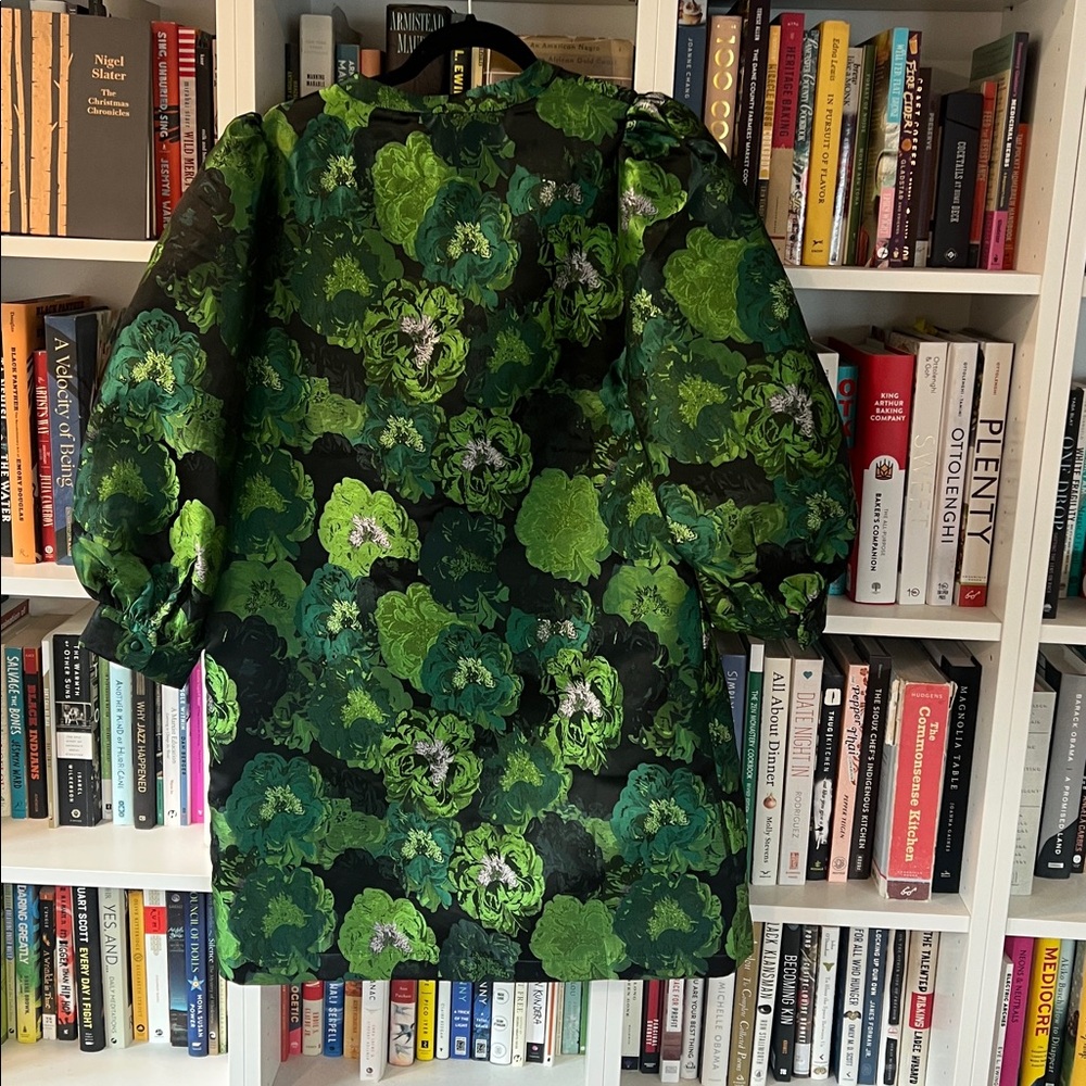 Tuckernuck Pomander Place Green Floral Long Sleeve Dress - Picture 4 of 4